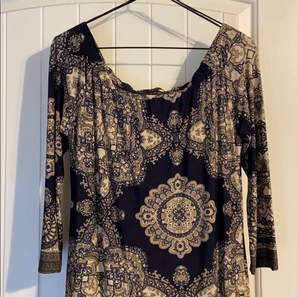 Renee C. Off the Shoulder Mini Dress
